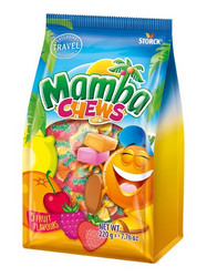 Продуктови Категории Бонбони Mamba Дъвчащи бонбони с плодов аромат 220 гр